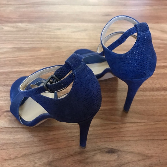 Via Spiga Blue Sandals heels - Picture 3 of 5